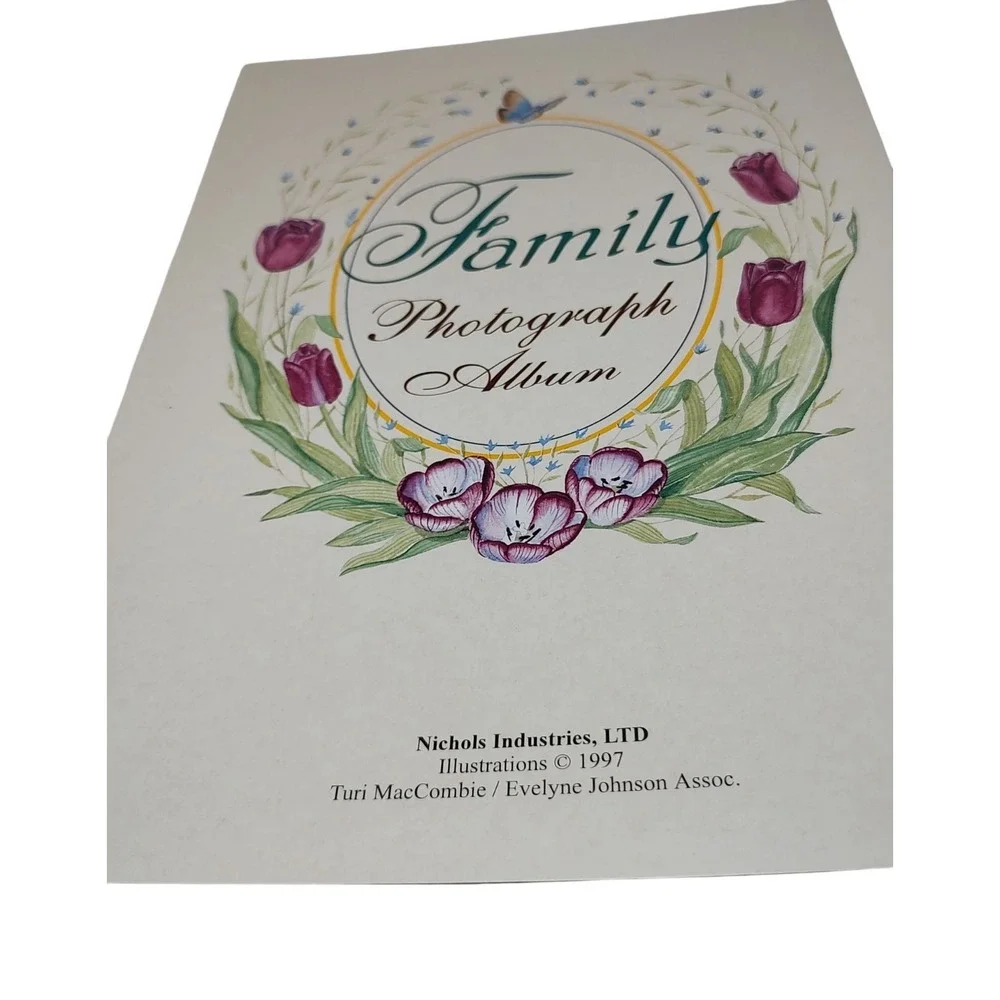 Nichols Industries LTD Photo‎ Album 1997 Family Family Memories Pictures Floral